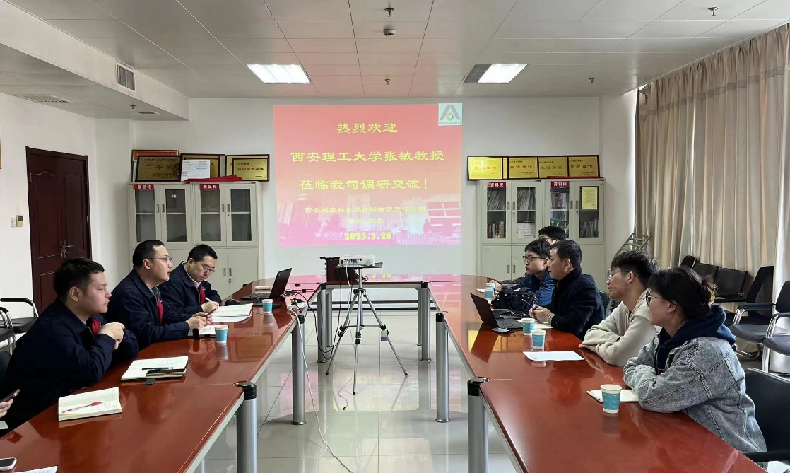 西安理工大學(xué)張敏教授應(yīng)邀來我司進行學(xué)術(shù)交流